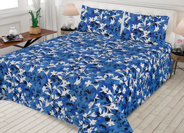 3 Pcs Bedsheets Pure Cotton #03