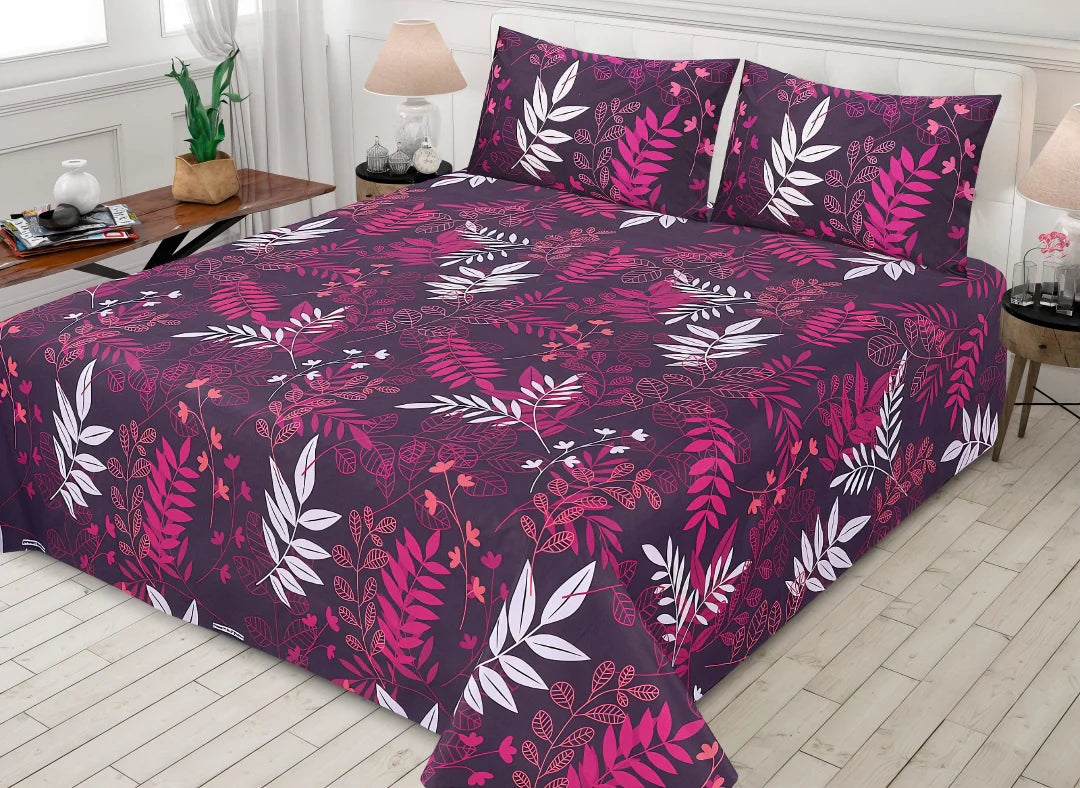 3 Pcs Bedsheets Pure Cotton #09