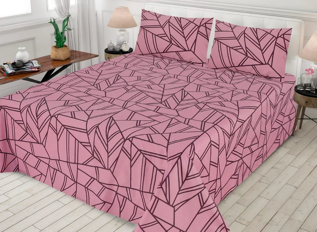 3 Pcs Bedsheets Pure Cotton #06