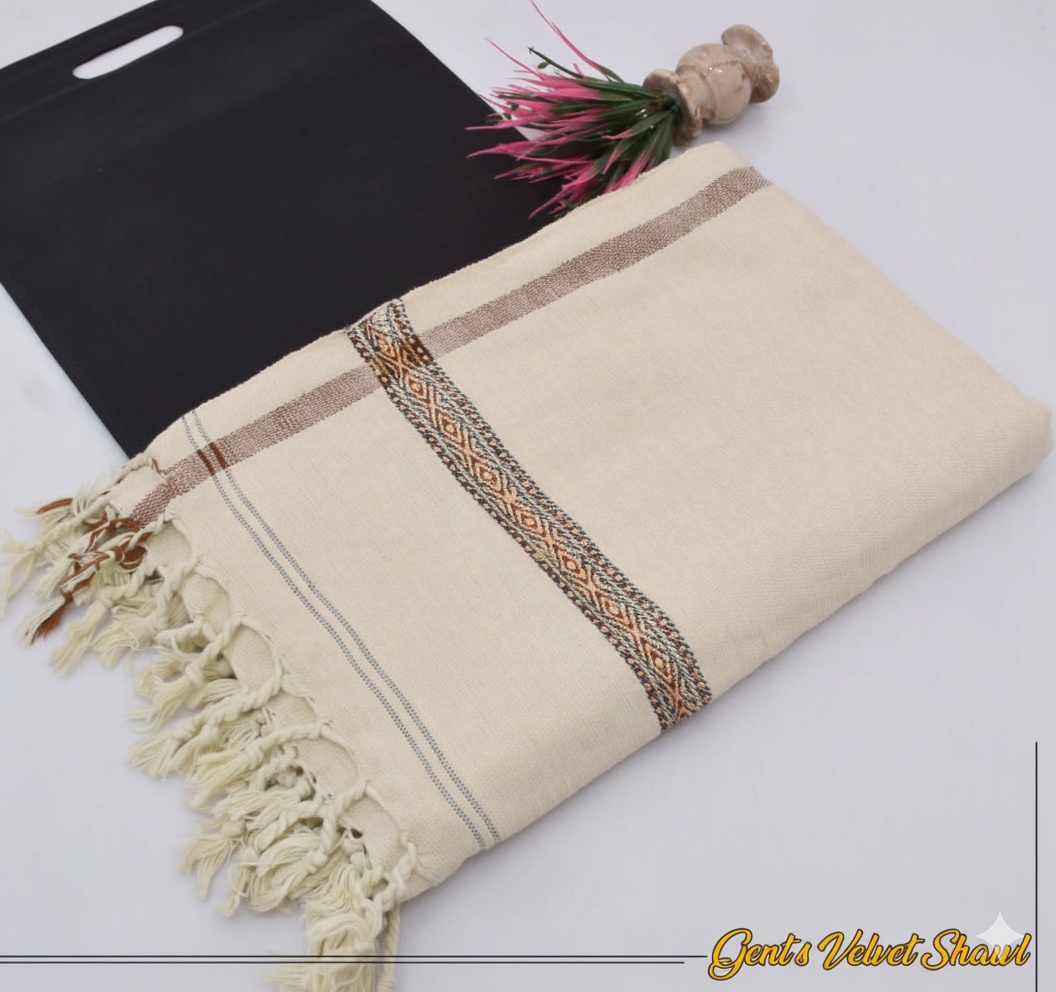 Men's Velvet Shawl Skin Golden