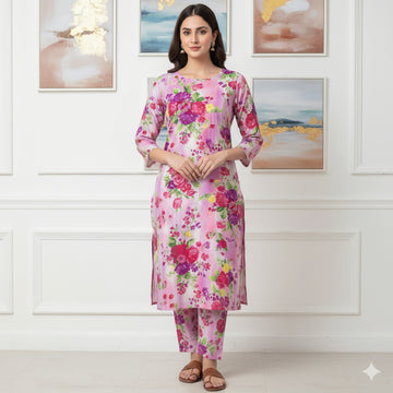 Ladies Winter Cotton Suit 49