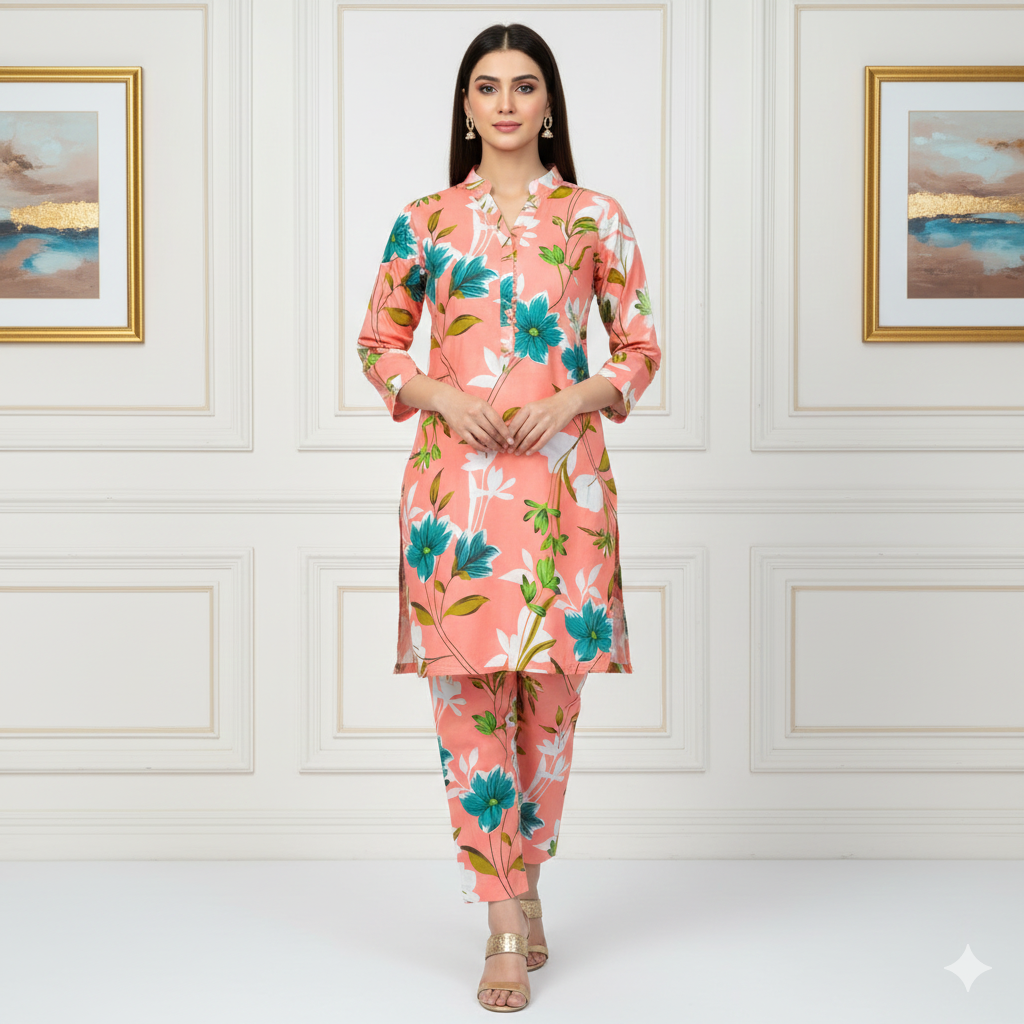 Ladies Winter Cotton Suit 01