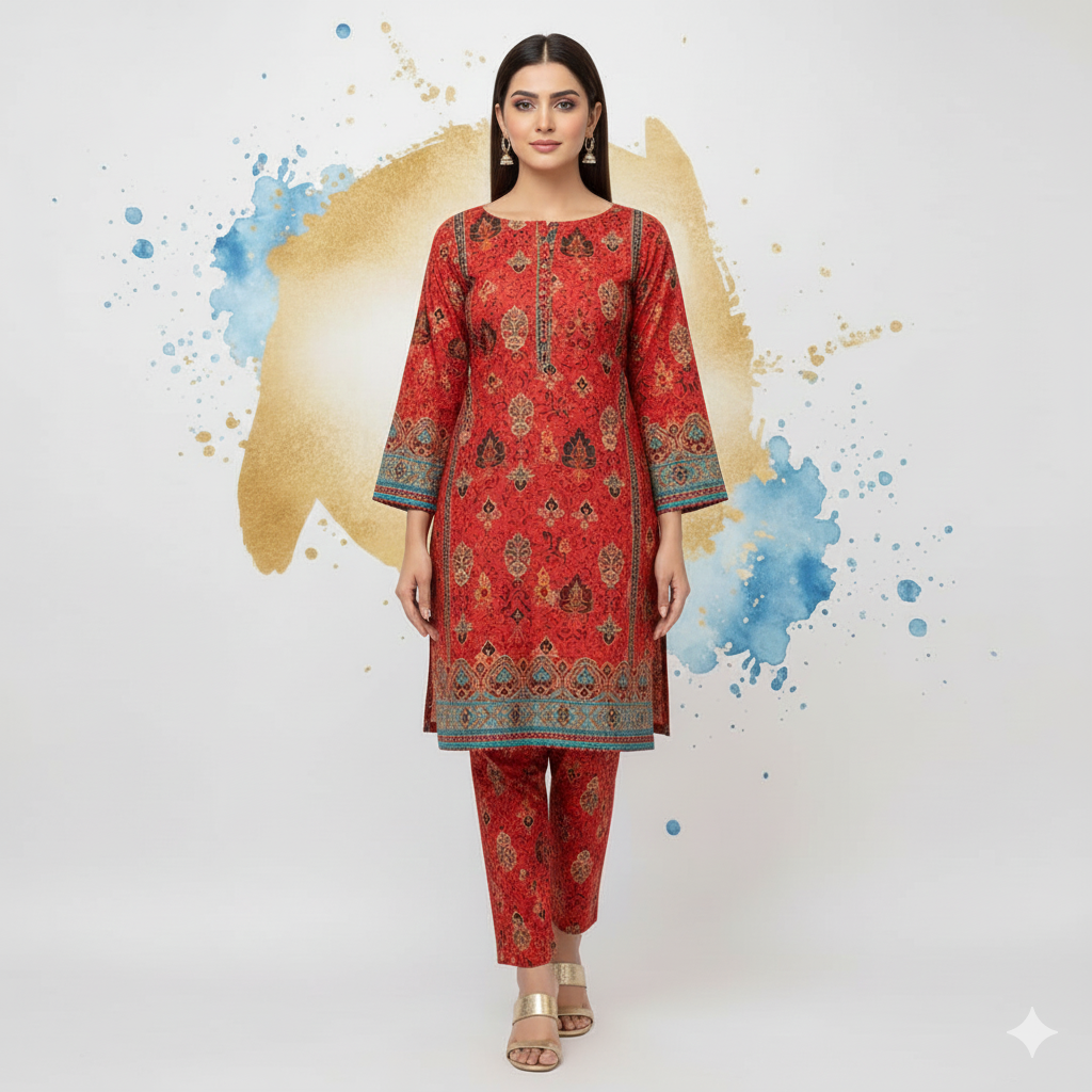 Ladies Winter Cotton Suit 11