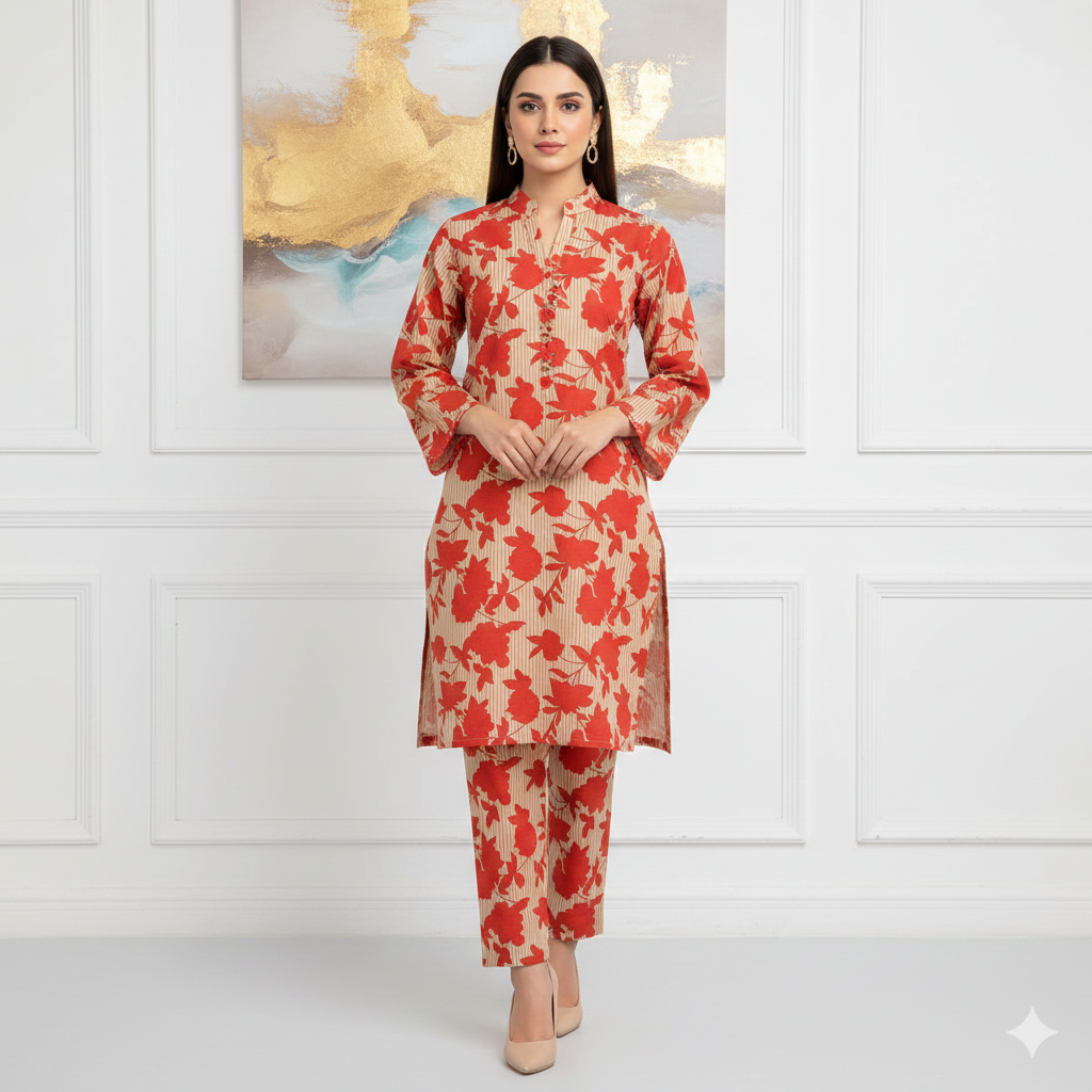 Ladies Winter Cotton Suit 19