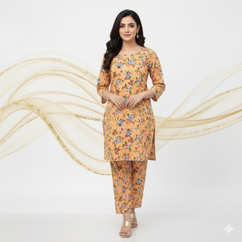 Ladies Winter Cotton Suit 23