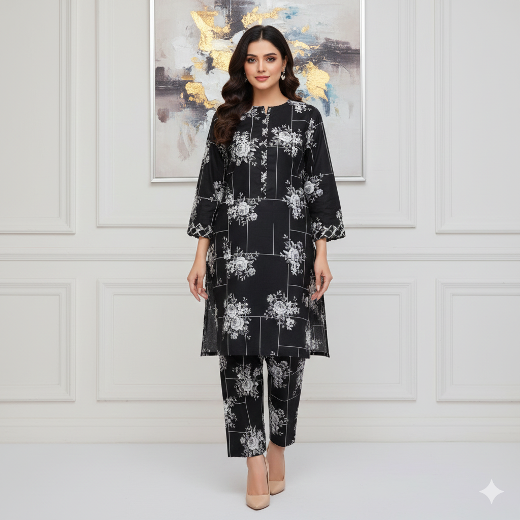 Ladies Winter Cotton Suit 25