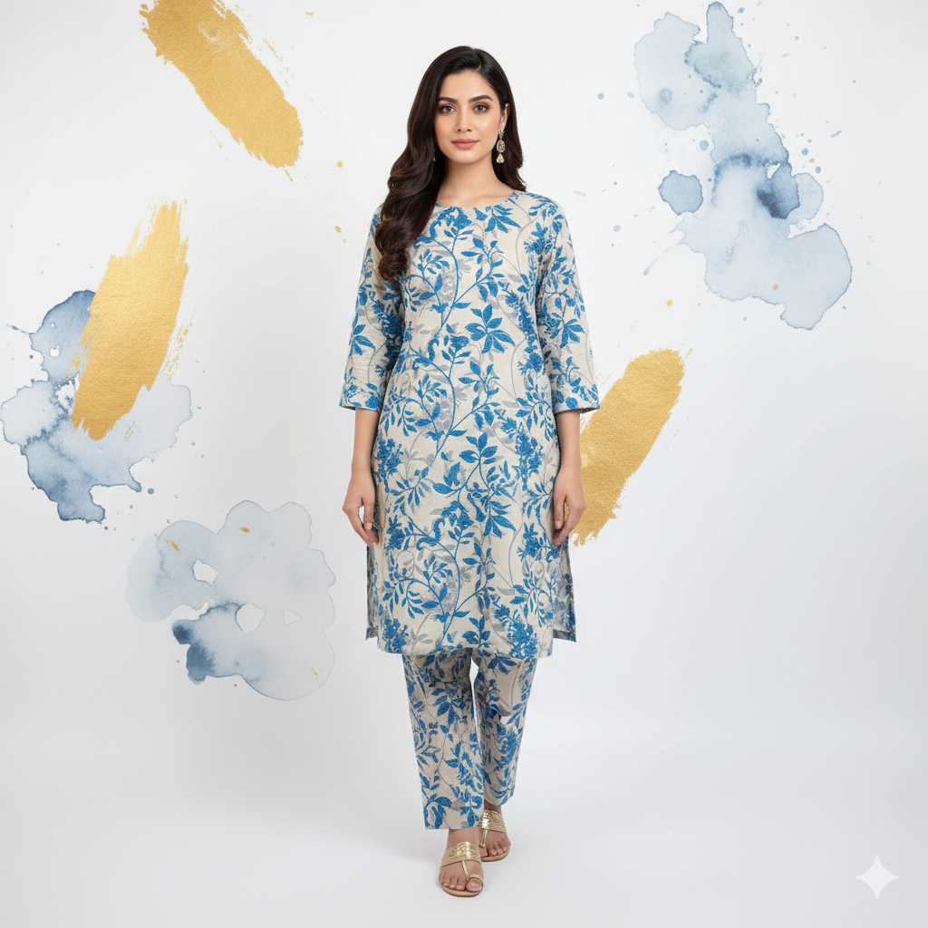 Ladies Winter Cotton Suit 03