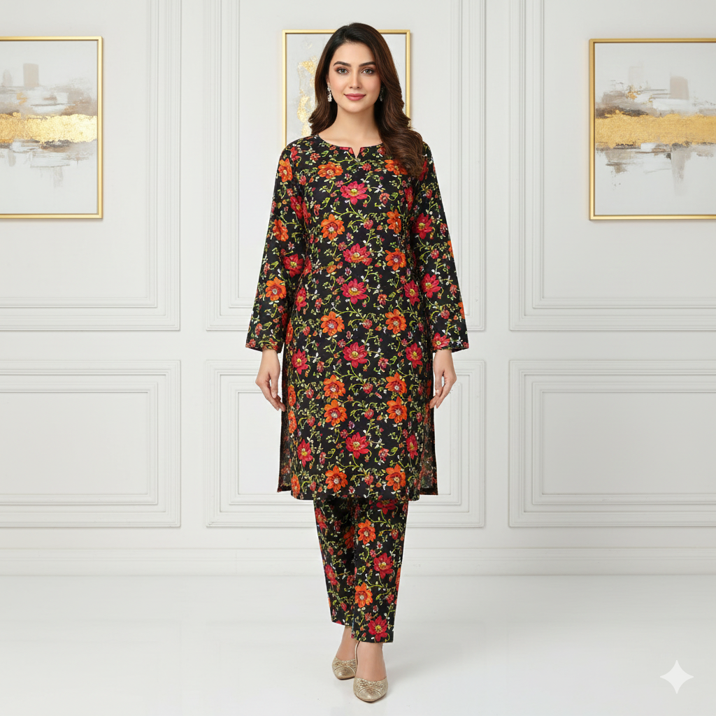 Ladies Winter Cotton Suit 30