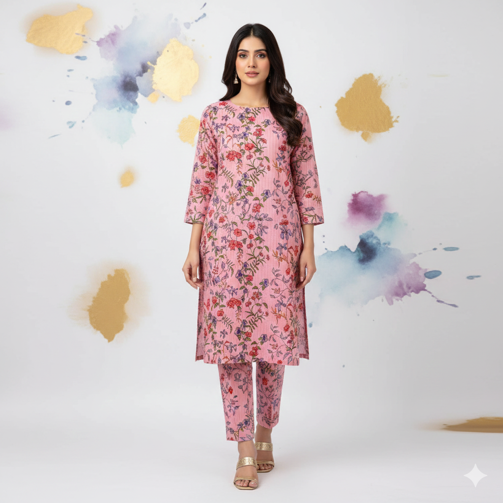 Ladies Winter Cotton Suit 31