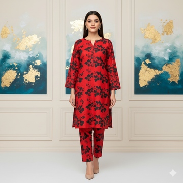 Ladies Winter Cotton Suit 34