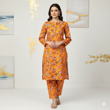 Ladies Winter Cotton Suit 35