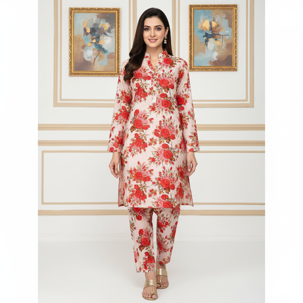 Ladies Winter Cotton Suit 36