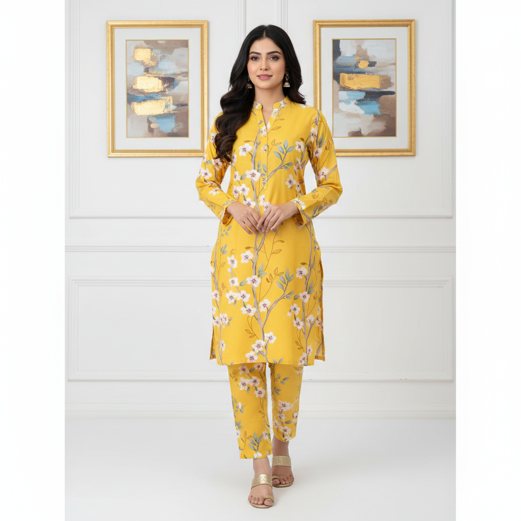 Ladies Winter Cotton Suit 04