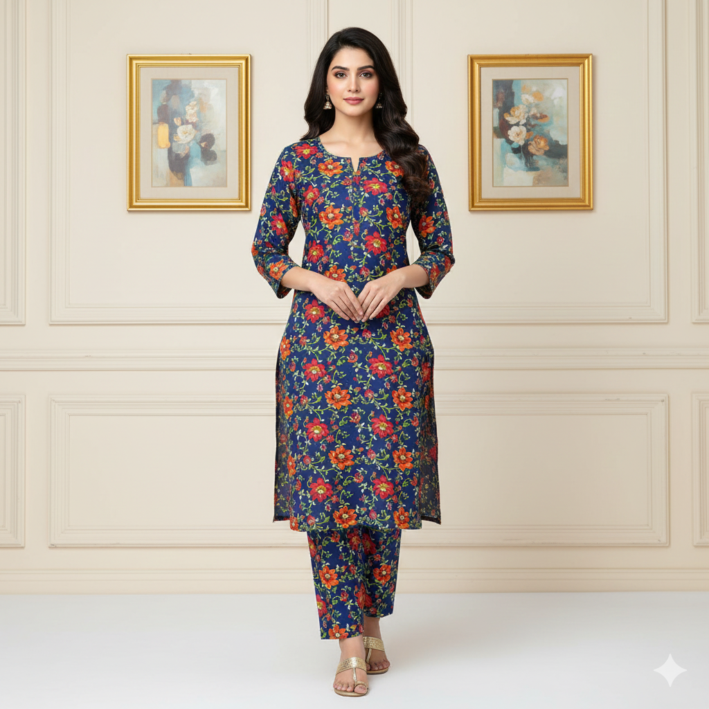 Ladies Winter Cotton Suit 50