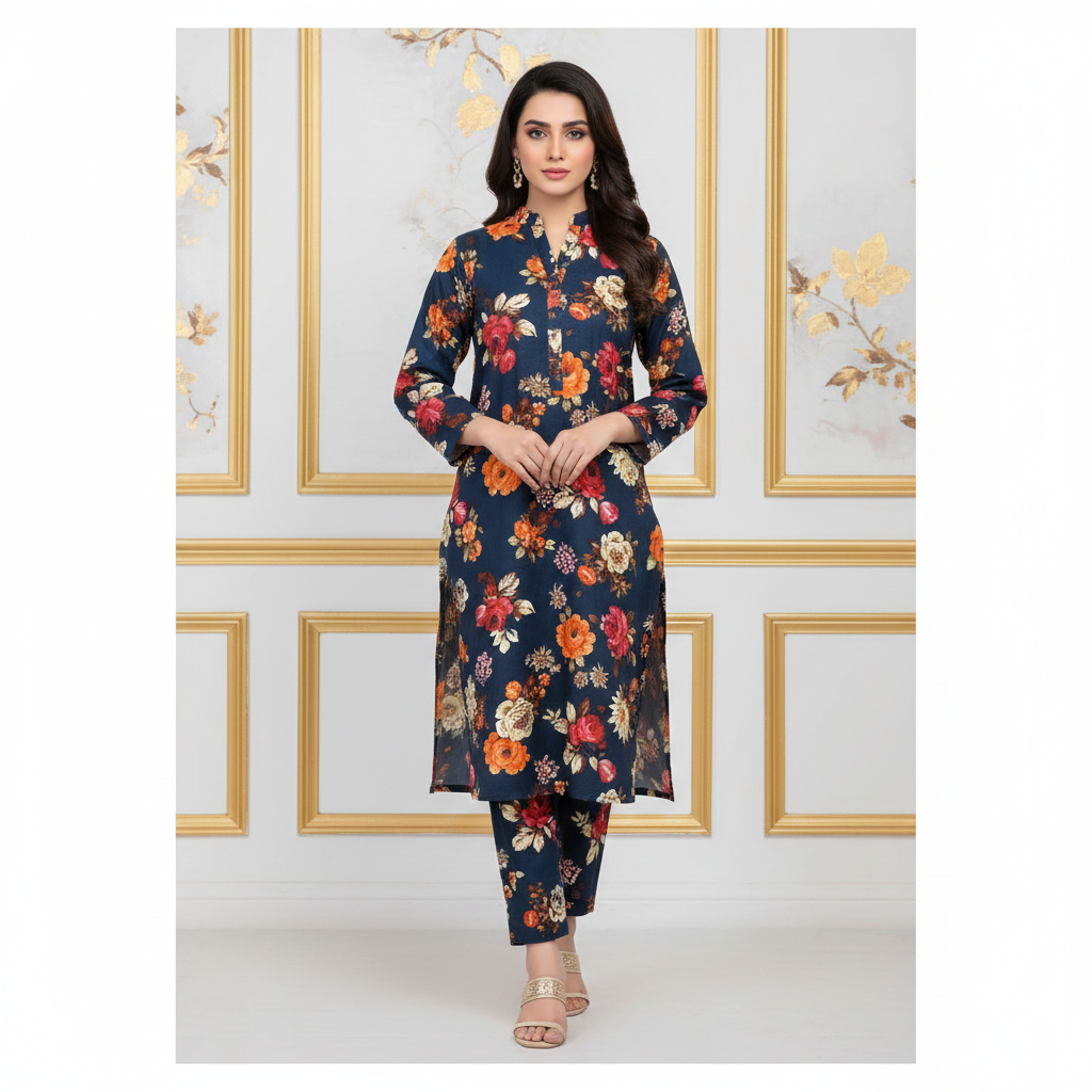 Ladies Winter Cotton Suit 55