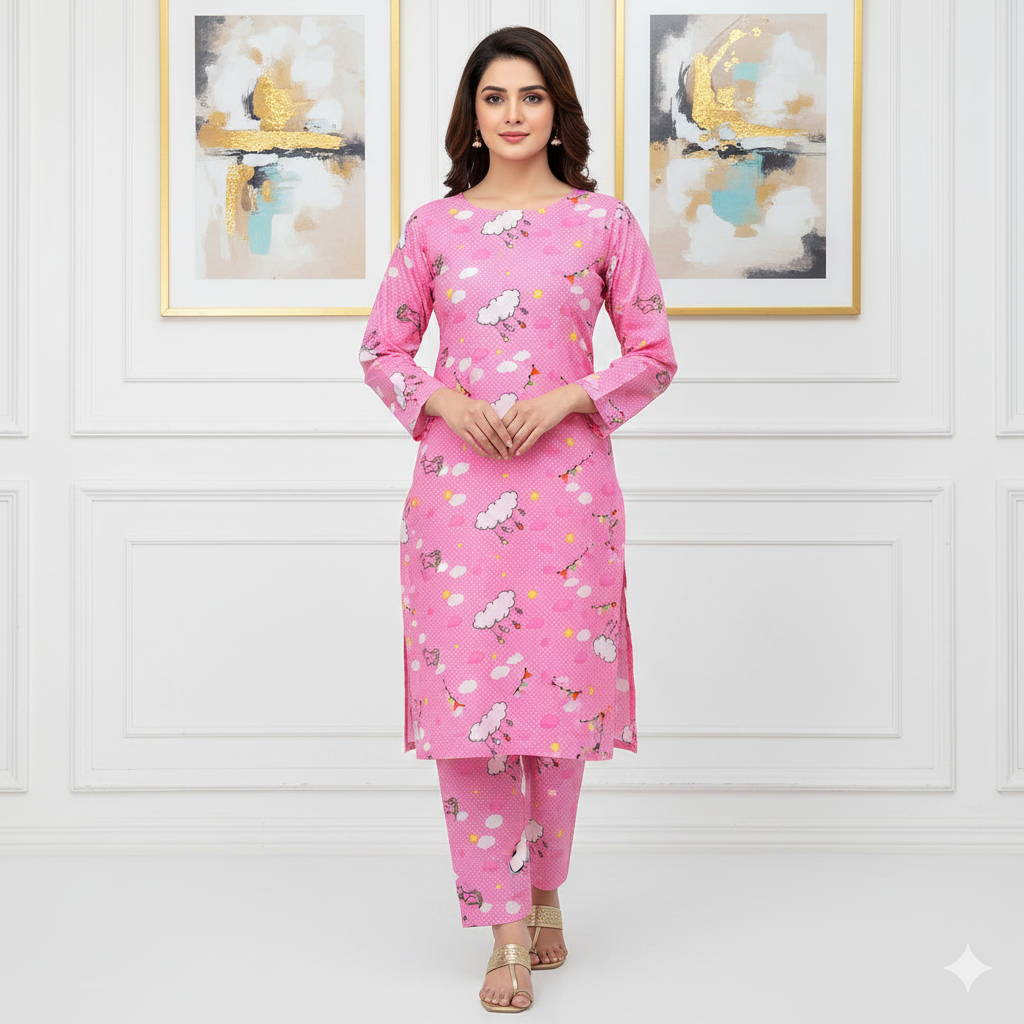 Ladies Winter Cotton Suit 56