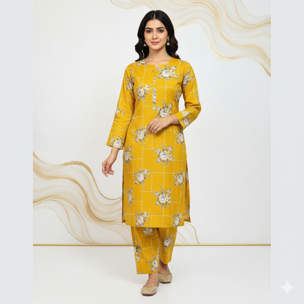 Ladies Winter Cotton Suit 58