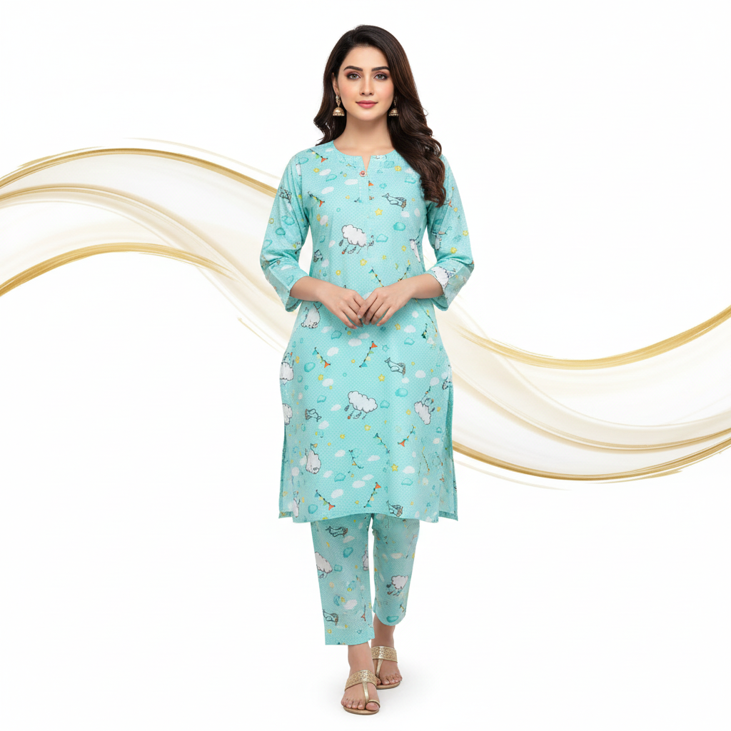 Ladies Winter Cotton Suit 59