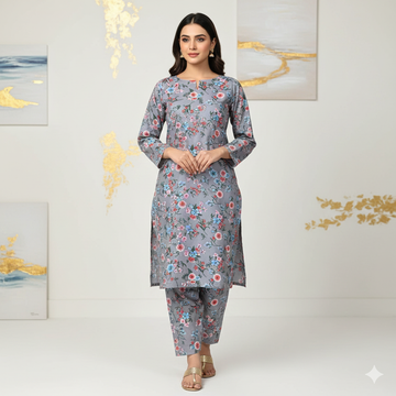 Ladies Winter Cotton Suit 09